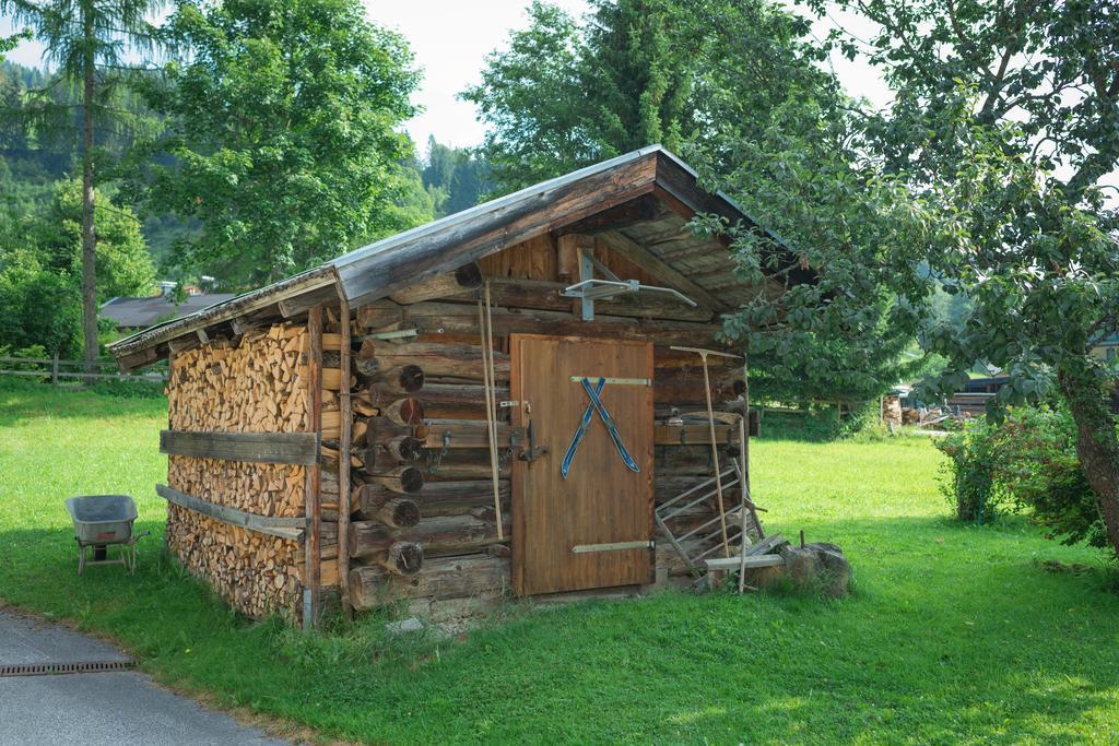 Ferienwohnung Bauernhof Auhof Wagrain Exterior foto